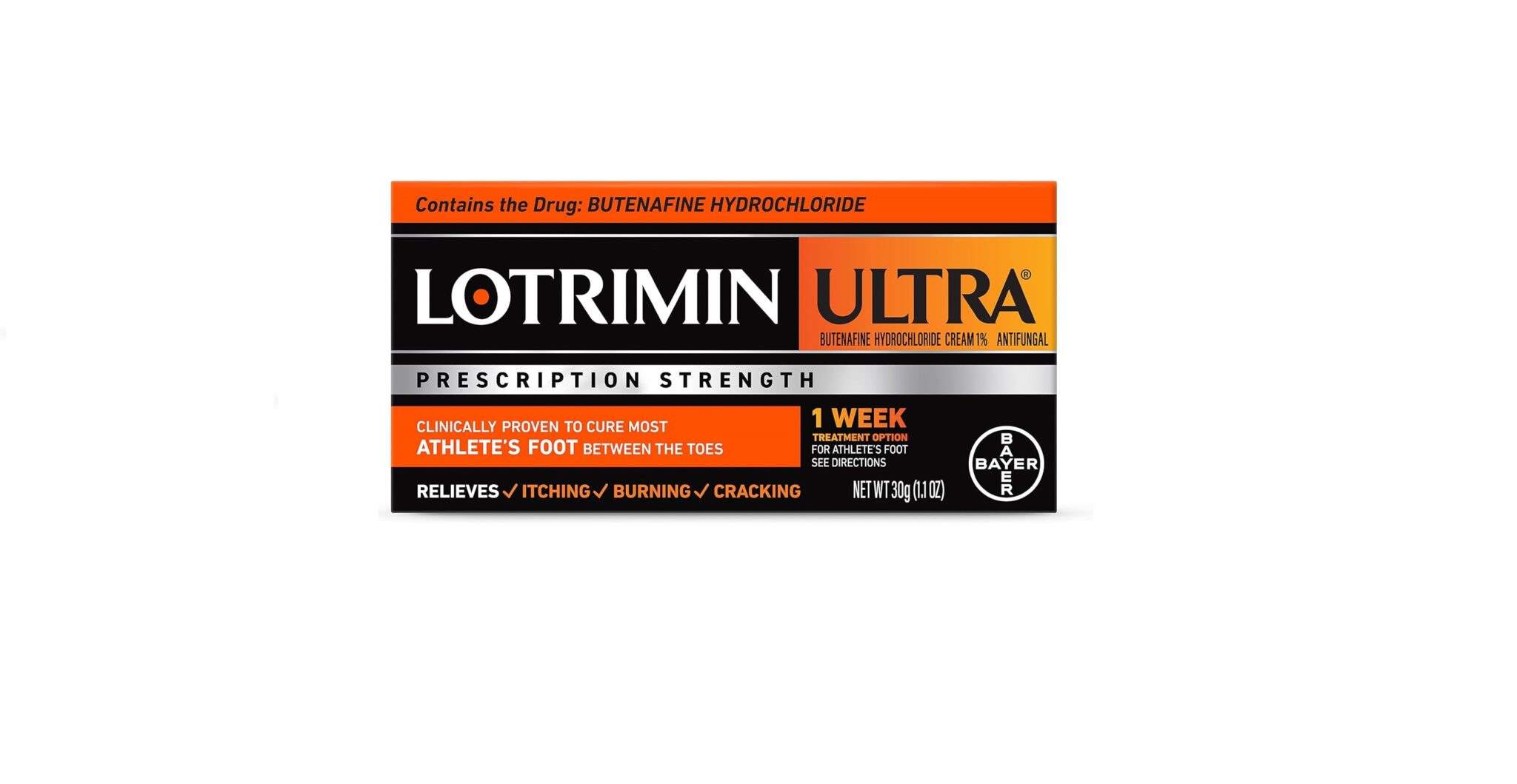 Lotrimin Ultra STRONGEST Antifungal Gel for Jock Itch, Athletes Foot, Ringworm, Tinea Versicolor