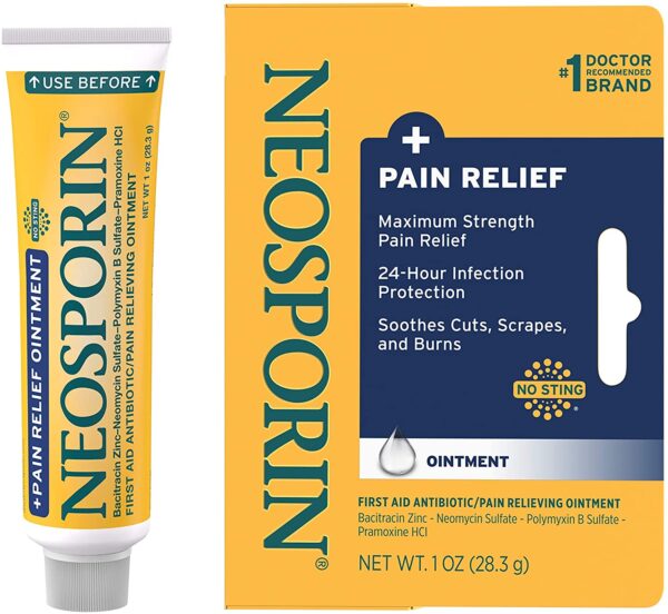 Neosporin + Maximum-Strength Pain Relief Dual Action Ointment