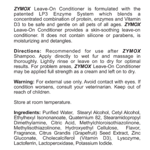 ZYMOX Leave-On Conditioner with Vitamin D3