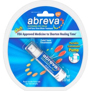 Abreva Cold Sore and Fever Blister Treatment Cream pump uk