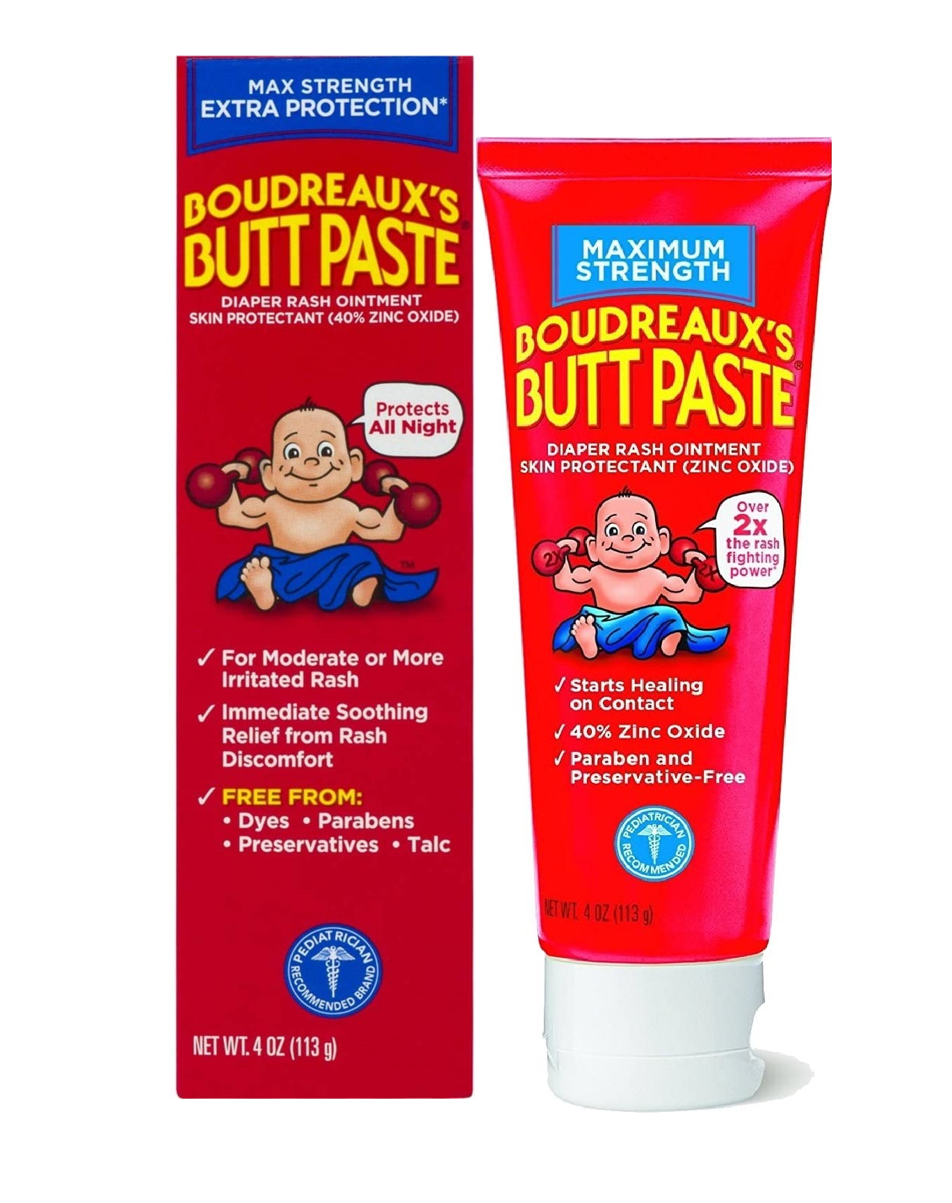 Boudreaux's Max Strength Butt Paste nappy Rash Ointment