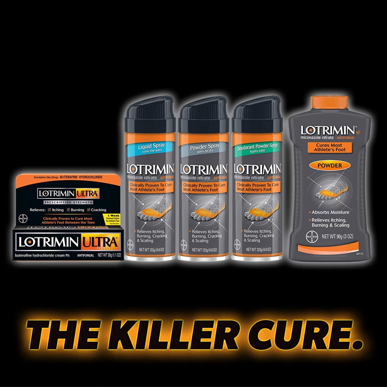 Lotrimin AF STRONGEST Antifungal Powder for Jock Itch, Athletes Foot