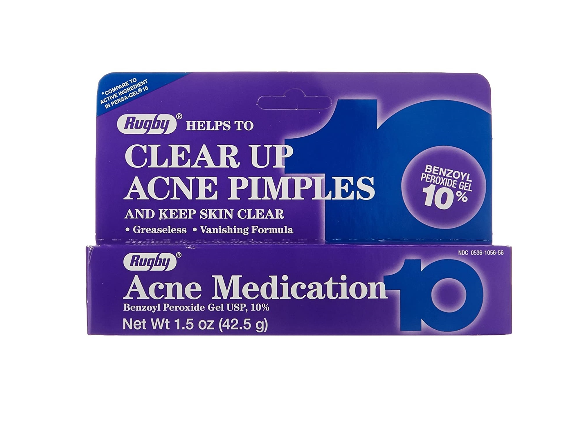 rugby 10 acne pinmple medication 10% benzoyl peroxide