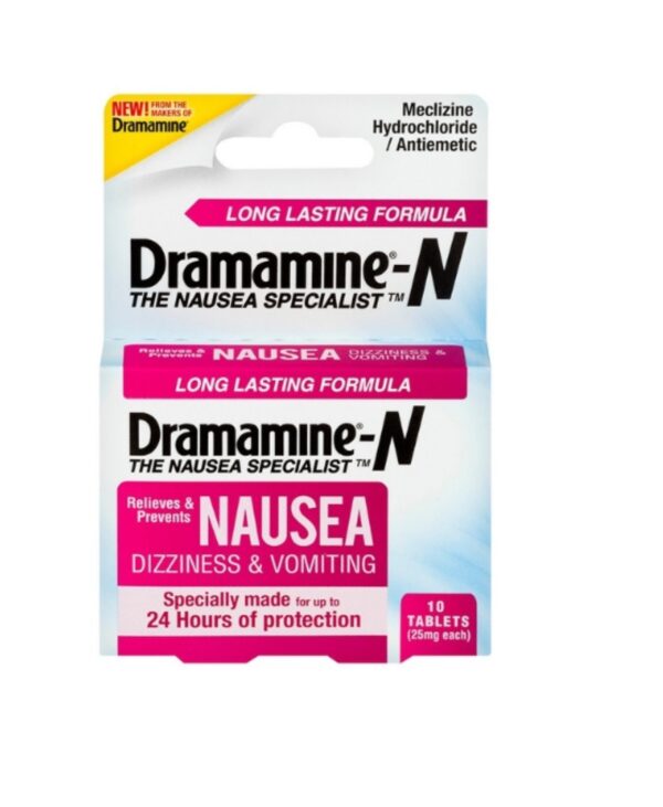 Dramamine-N Long Lasting Formula Nausea Relief