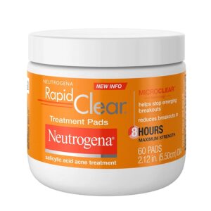 Neutrogena rapid clear acne treatment pads
