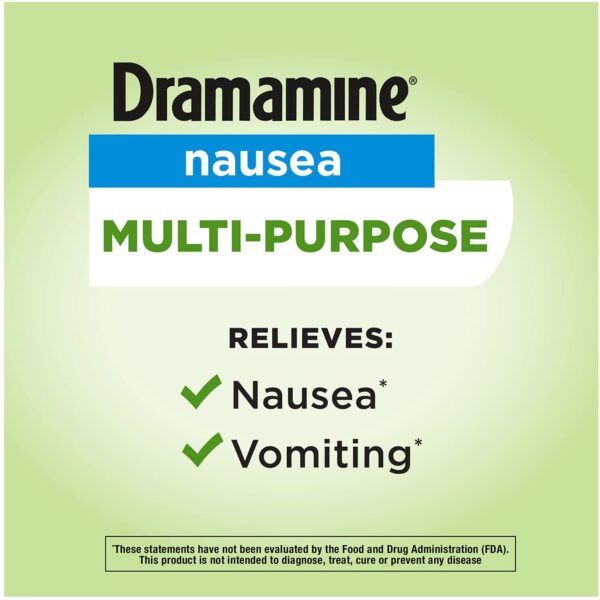 Dramamine N Multipurpose nausea tablets relieves morning sickness