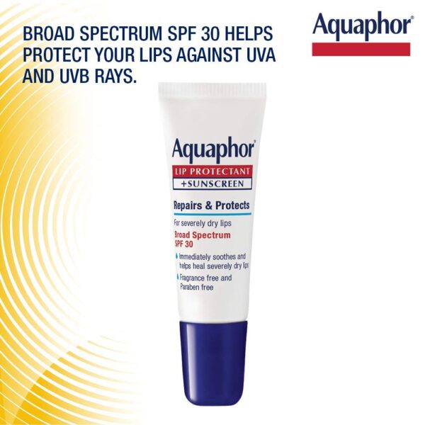 Aquaphor Lip Repair Lip Balm with Sunscreen, Lip Protectant spf 30