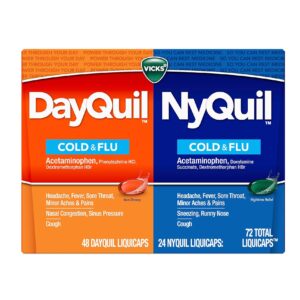 Vicks DayQuil & NyQuil Combo Pack Daytime And Nighttime flu Relief